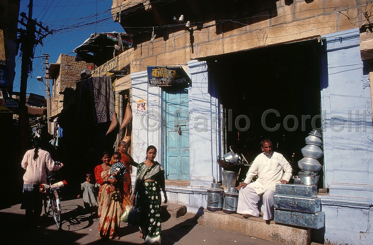 Little street, Jaisalmer, Rajasthan, India
 (cod:India 37)